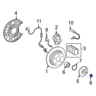 Mercedes-Benz OE - CV Joint Nut