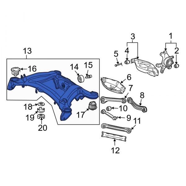 Suspension Subframe Crossmember