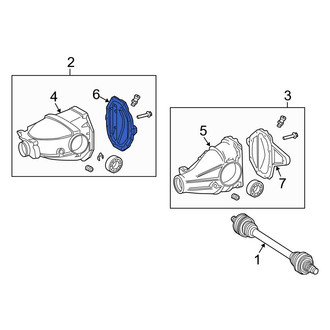 Mercedes-Benz OE - Rear Differential Cover