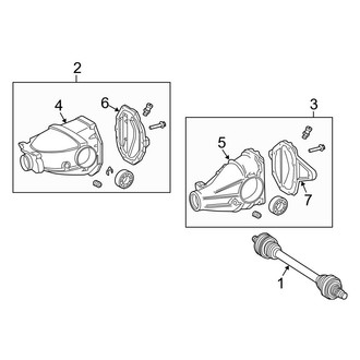 Mercedes-Benz OE - Rear Suspension - Axle & Differential