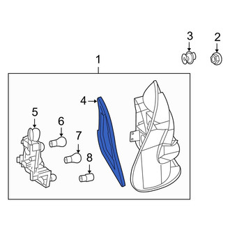 Mercedes-Benz OE - Left Tail Light Gasket