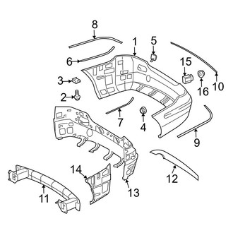 Mercedes-Benz OE - Rear Bumper - Bumper & Components (With AMG Package), (Coupe)