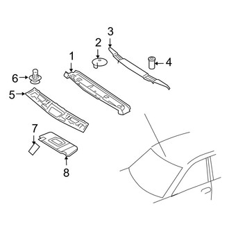 Mercedes-Benz OE - Roof - Interior Trim (Convertible)