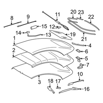 Mercedes-Benz OE - Convertible/Soft Top - Cover & Components (Base Convertible)