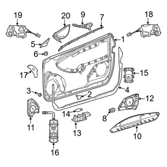 Mercedes-Benz OE - Door - Interior Trim (Base Convertible)
