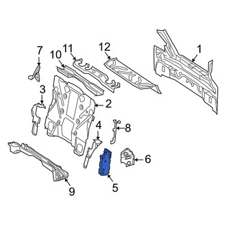 Mercedes-Benz OE - Left Outer Rear Body Panel Bracket