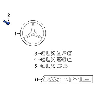 Mercedes-Benz OE - Deck Lid Grommet