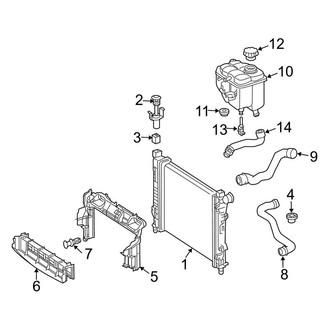 Mercedes-Benz OE - Cooling - Radiator & Components
