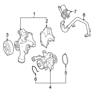 Mercedes-Benz OE - Cooling - Water Pump