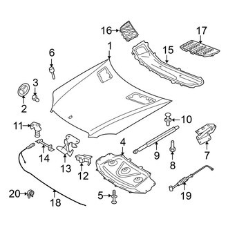 Mercedes-Benz OE - Hood & Components