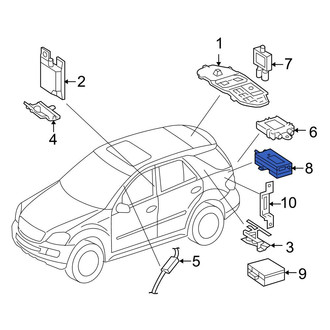 Mercedes-Benz OE - Left Radio Capacitor