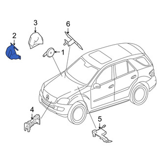 Mercedes-Benz OE - Anti-Theft Alarm Siren Bracket