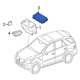Mercedes-Benz OE - Fuse and Relay Center Cover