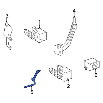 Mercedes-Benz OE - Rear Left Headlight Level Sensor Strut Support