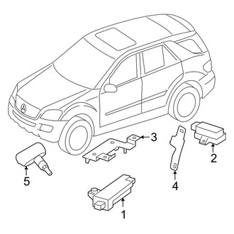 Mercedes-Benz OE - Electrical - Tire Pressure Monitor Components (Base)