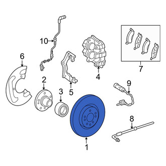 Mercedes-Benz OE - Front Disc Brake Rotor