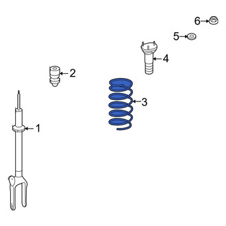 Mercedes-Benz OE - Front Coil Spring