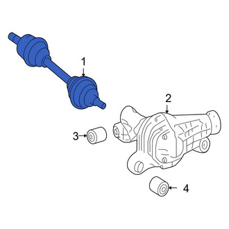 Mercedes-Benz OE - Front Right CV Axle Assembly