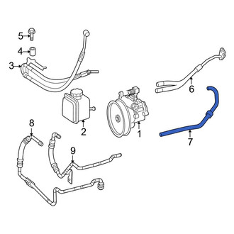 Mercedes-Benz OE - Power Steering Return Hose