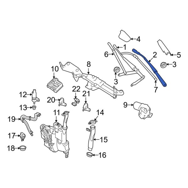 Windshield Wiper Arm