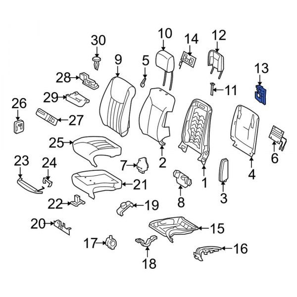 Headrest Actuator