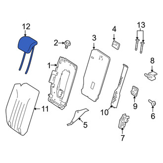Mercedes-Benz OE - Rear Right Headrest