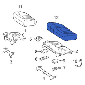 Mercedes-Benz OE - Rear Left Seat Cover