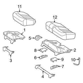 Mercedes-Benz OE - Seats & Tracks - Rear Seat Components (Lower Components)