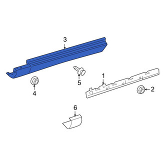 Mercedes-Benz OE - Right Rocker Panel Guard