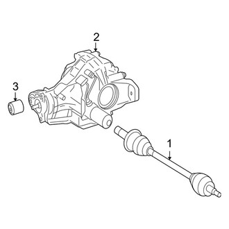 Mercedes-Benz OE - Rear Suspension - Axle Housing