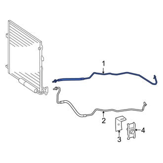 Mercedes-Benz OE - Automatic Transmission Oil Cooler Tube