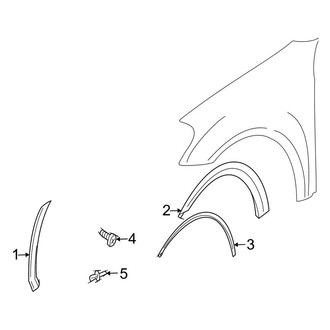 Mercedes-Benz OE - Fender - Exterior Trim