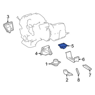 Mercedes-Benz OE - Automatic Transmission Mount
