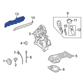 Mercedes-Benz OE - Right Engine Valve Cover