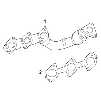 Mercedes-Benz OE - Exhaust System - Manifold (Bluetec 4Matic)