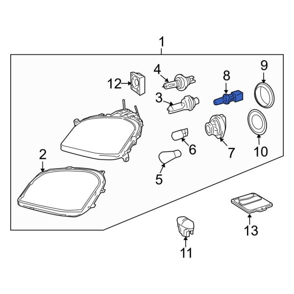 Parking Light Bulb Socket