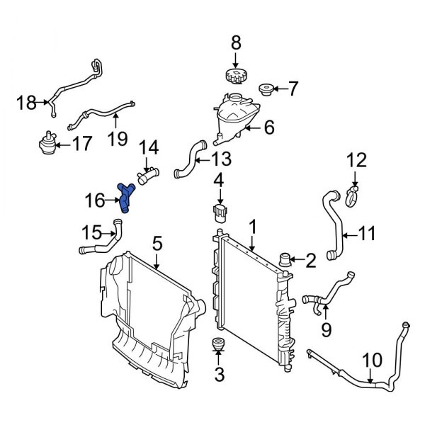 Engine Coolant Pipe