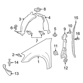 Mercedes-Benz OE - Fender & Components (3.5L)