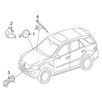 Mercedes-Benz OE - Electrical - Alarm System (3.5L)
