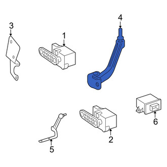 Mercedes-Benz OE - Front Right Headlight Level Sensor Strut Support