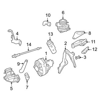 Mercedes-Benz OE - Emission System - Emission Components (3.5L)