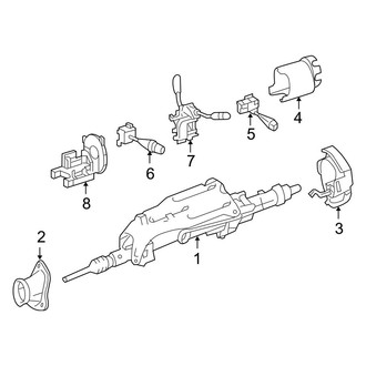 Mercedes-Benz OE - Steering Column Assembly (3.5L)
