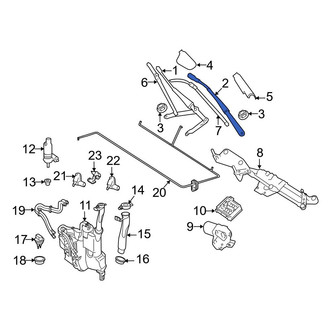 Mercedes-Benz OE - Front Left Wiper Arm