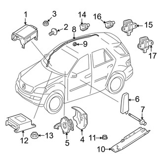 Mercedes-Benz OE - Restraint Systems - Air Bag Components (3.5L)