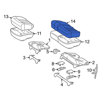 Mercedes-Benz OE - Rear Left Seat Cover