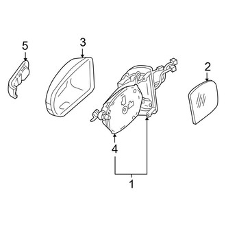 Mercedes-Benz OE - Front Door - Outside Mirrors (3.5L)