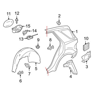 Mercedes-Benz OE - Quarter Panel & Components (3.5L)