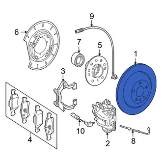 Mercedes-Benz OE - Rear Disc Brake Rotor