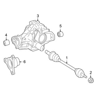 Mercedes-Benz OE - Rear Suspension - Axle Housing (Hybrid 4Matic)