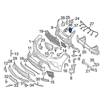 Mercedes-Benz OE - Park Assist Camera Bracket